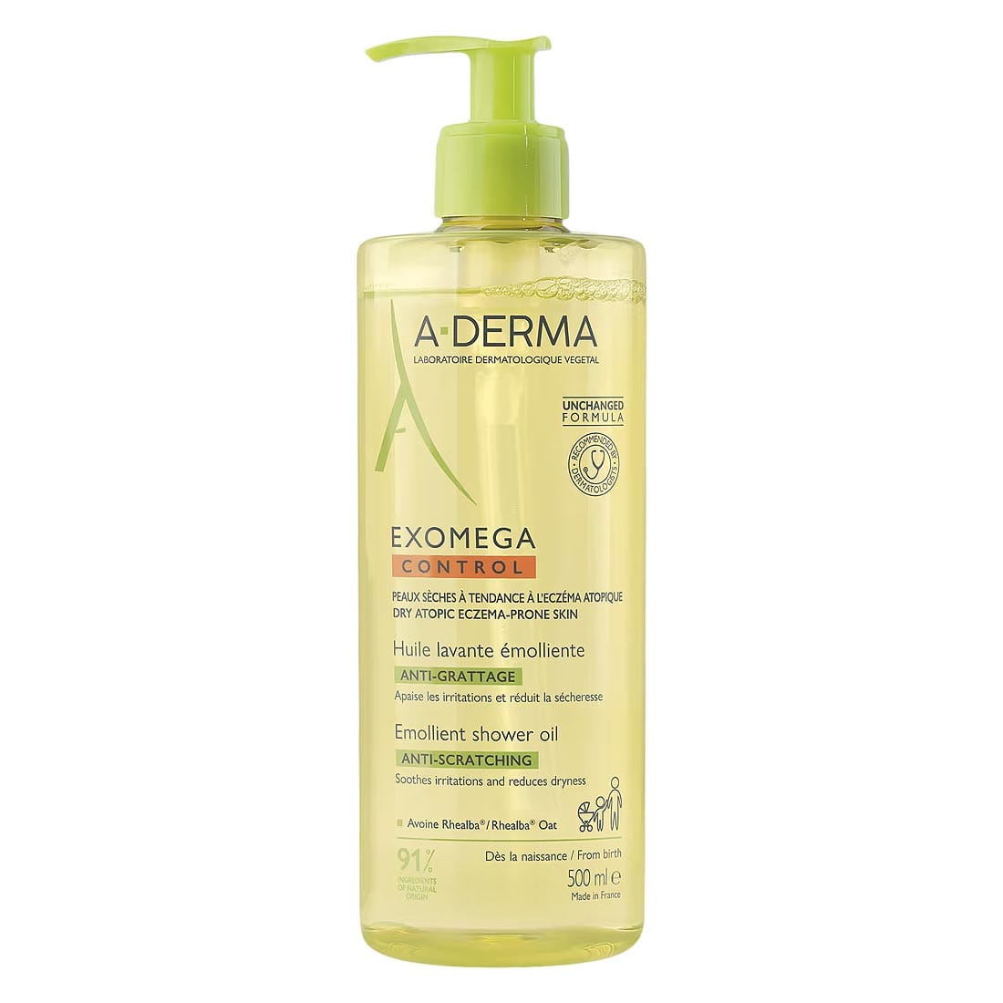 A-Derma Exomega CONTROL Emolijentno ulje za tuširanje