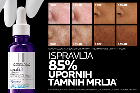 La Roche-Posay MELA B3 SERUM dokazano na svim fototipovima kože, tamne mrlje, mrlje nakon akni i neujednačenost