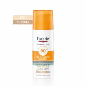 Eucerin Sun Oil Control tonirana krema SPF50+ Medium – tamna 50 ml