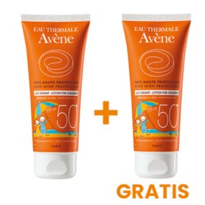 AVENE Sun Dječije mlijeko SPF50+ 100ml + poklon Sun Dječije mlijeko SPF50, PROMO pakiranje
