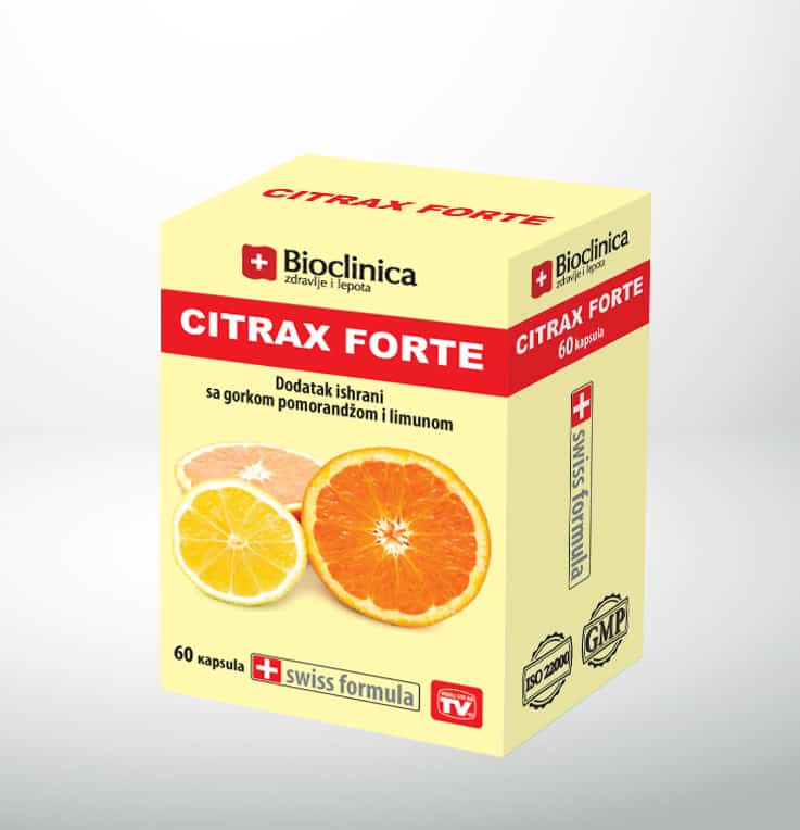 Bioclinica Citrax Forte kapsule a60, rok: 02/26