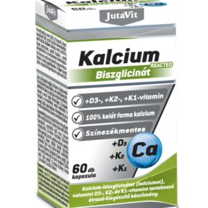 Jutavit Kalcij Bisglicinat+D3+K2+K1 vitamin, kapsule a60