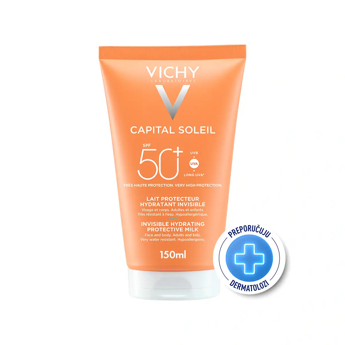 Vichy Capital Soleil Invisible Hydrating Milk SPF 50+ 150 ml