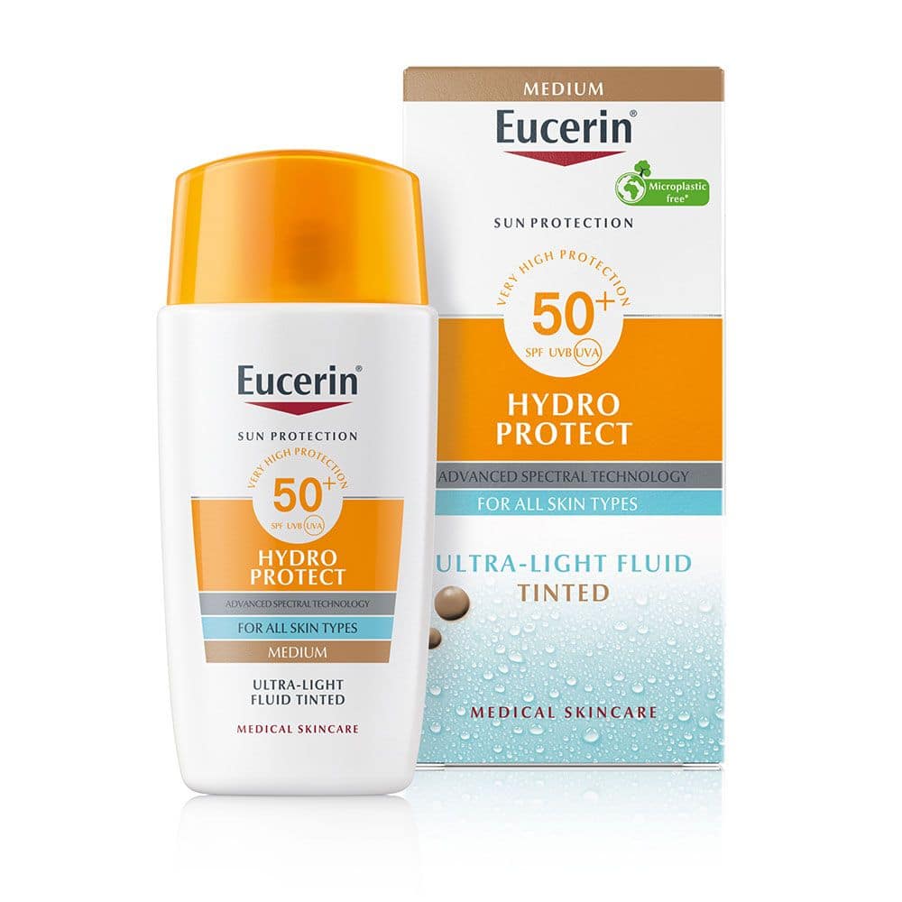 Eucerin Sun Hydro Protect Ultra Light tonirani fluid SPF50+ 50 ml MEDIUM