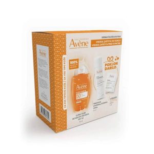 Avène Sun SET Ultra Fluid SPF50 50 ml + termalna 50 ml + Vitamin Activ Cg serum 2 ml