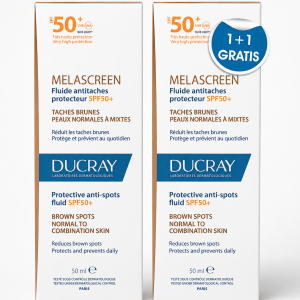 Ducray MELASCREEN UV zaštitni FLUID protiv mrlja SPF50+ PROMO 1+1 gratis