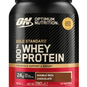 OPTIMUM GOLD STANDARD 100% WHEY 780 G DOUBLE RICH CHOCOLATE