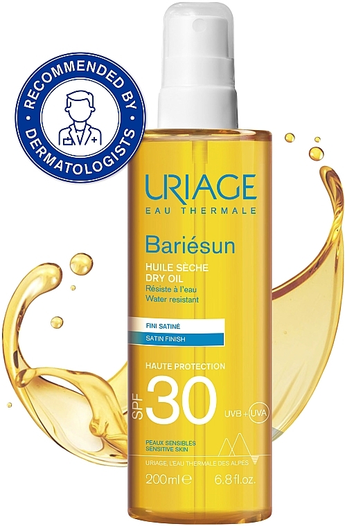 Uriage Bariesun Dry Oil suho ulje sprej SPF30 200 ml,rok: 01/27 - Slika 2