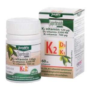 JUTAVIT VITAMIN K2+K1+VITAMIN D3 60 caps