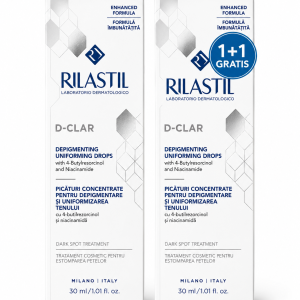 Rilastil D-clar depigmenting concentrate drops 30ml, 1+1 gratis