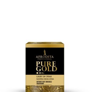 AFRODITA PURE GOLD 24 Ka Raskošna dnevna krema 50ml, Intenzivni tretman protiv bora