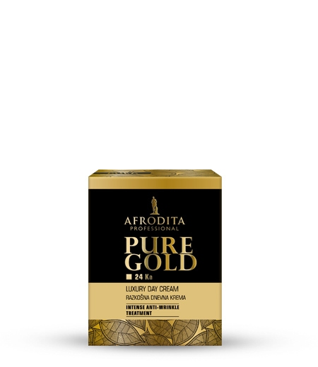 AFRODITA PURE GOLD 24 Ka Raskošna dnevna krema 50ml, Intenzivni tretman protiv bora